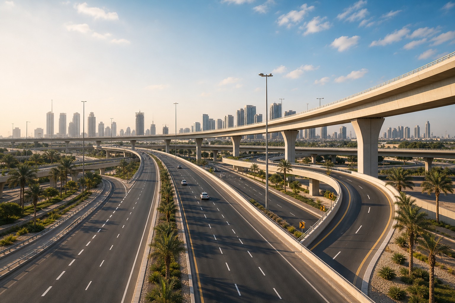 مشاريع الطرق والبنية التحتية
